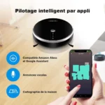 Application de pilotage du Liectroux C30B, compatible Alexa et Google Assistant