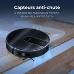 Capteurs anti-chute du Liectroux N7S-U au bord d'une marche