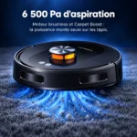 Aspiration de 6 500 Pa du Liectroux T9 avec Carpet Boost sur un tapis