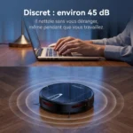 Le Liectroux V3S Pro nettoie discrètement pendant le télétravail